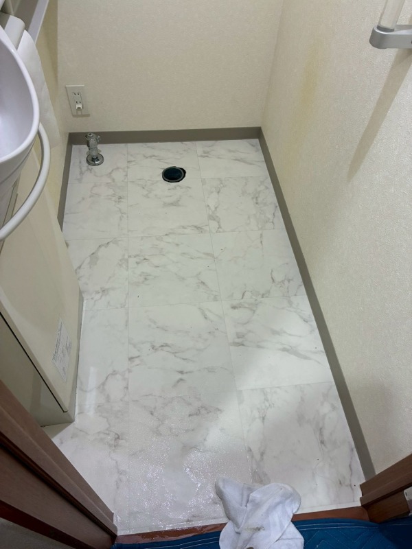 【横浜市青葉区】TOTOトイレリフォームとサンゲツのクッションフロアの施工写真