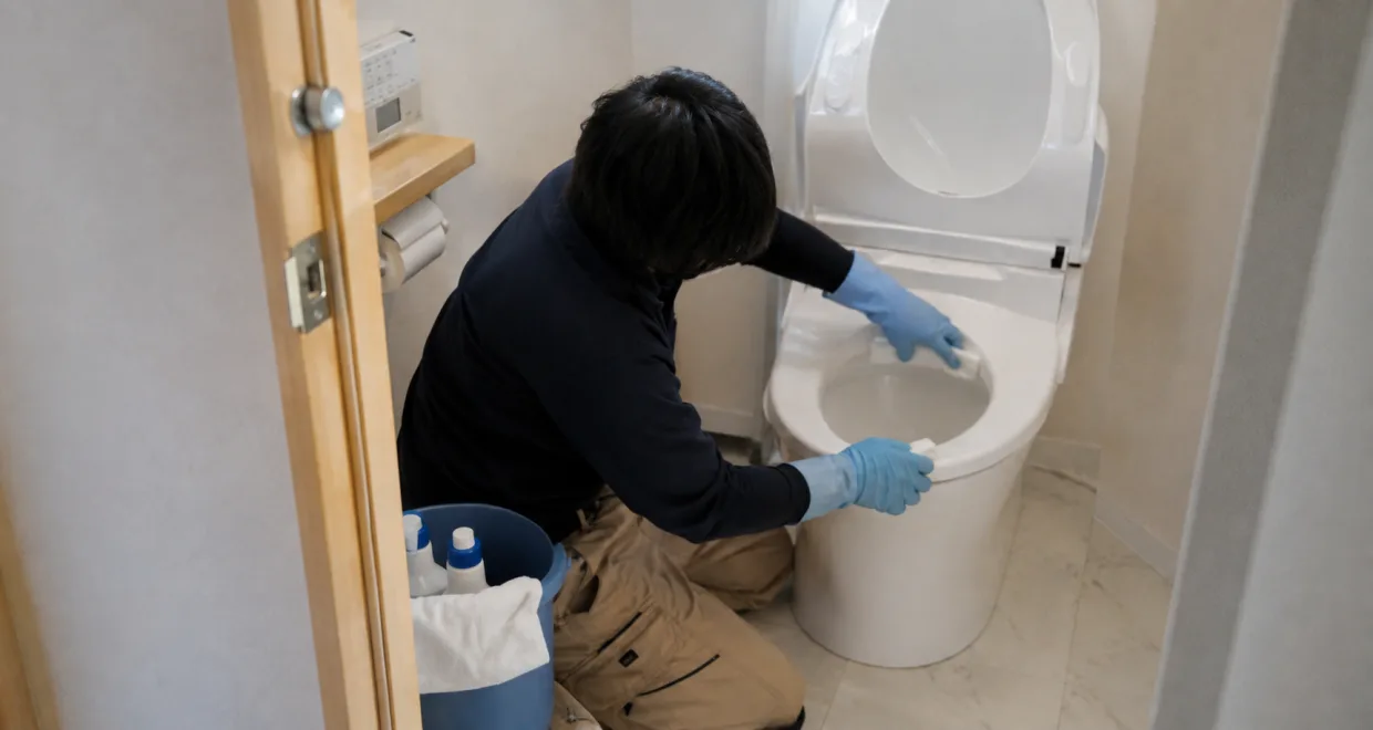 トイレ・水まわりの施工・作業イメージ